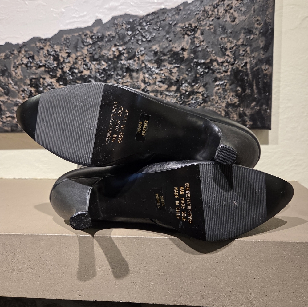 Black Lace-Up Ankle Boots - Picture 8 of 11